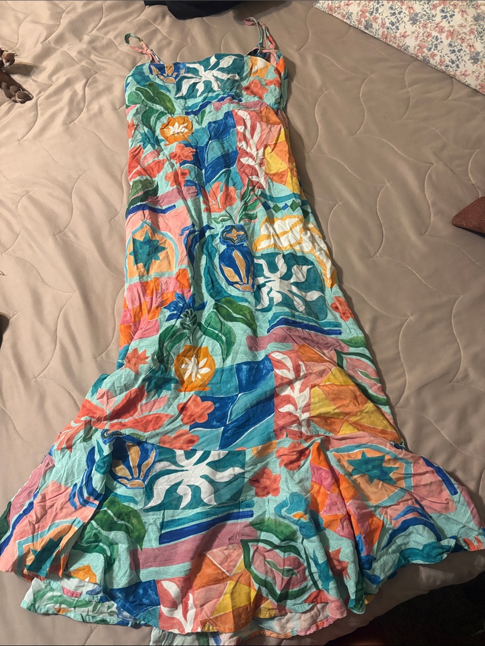 Paper heart summer dress